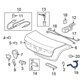 Honda Accord Trunk & Tailgate Hinges — CARID.com