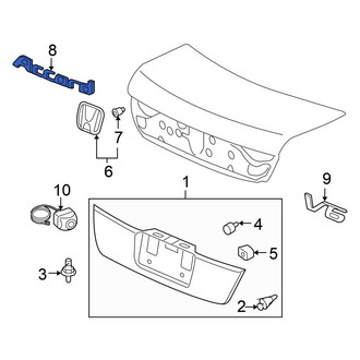Honda OE - Rear Deck Lid Emblem