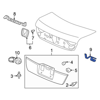 Honda OE - Rear Deck Lid Emblem