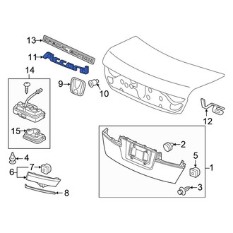 Honda OE - Rear Deck Lid Emblem