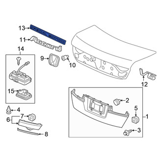 Honda OE - Rear Bumper Cover Emblem