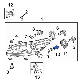 Honda OE - Front Side Marker Light Socket