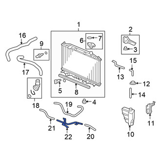 Honda OE - Automatic Transmission Oil Cooler Tube