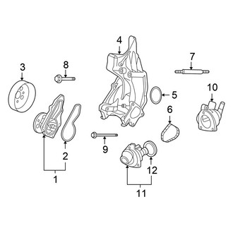 Honda OE - Cooling - Water Pump (Coupe)