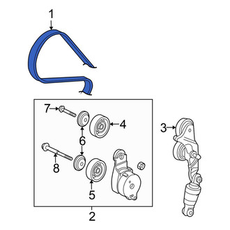 Honda OE - Serpentine Belt