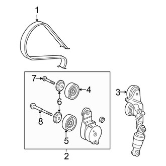 Honda OE - Cooling - Belts (Coupe)