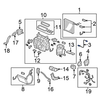 Honda OE - A/C Evaporator Temperature Sensor