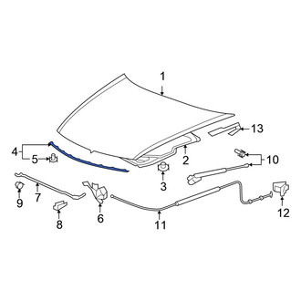 Honda OE - Hood Seal