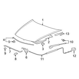 Honda OE - Hood & Components (Coupe)