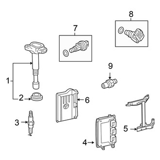 Honda OE - Electrical - Ignition System (Coupe K24Z3 Engine)