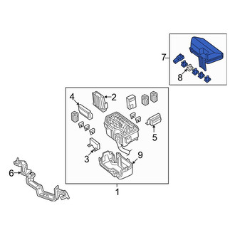 Honda OE - Upper Fuse Box Cover