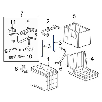 Honda OE - Battery Hold Down Bolt