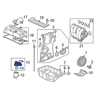 Honda OE - Engine Oil Filter Housing