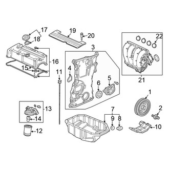 Honda OE - Engine / Transaxle - Engine Parts (Coupe)
