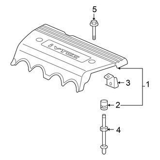 Honda OE - Engine / Transaxle - Engine Appearance Cover (EX / EX-L / LX / LX-S Coupe 2.4L)