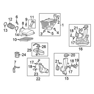 Honda OE - Engine / Transaxle - Air Intake (Coupe 3.5L)
