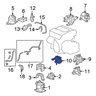 Honda OE - Lower Manual Transmission Mount