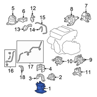 Honda OE - Front Engine Mount