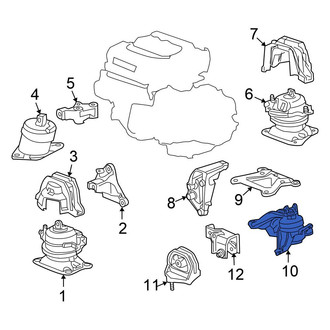 Honda OE - Upper Automatic Transmission Mount
