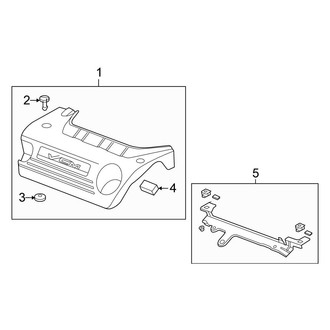 Honda OE - Engine / Transaxle - Engine Appearance Cover (Coupe 3.5L)
