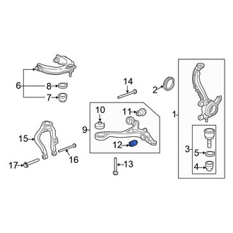 Honda OE - Front Lower Forward Suspension Control Arm Bushing