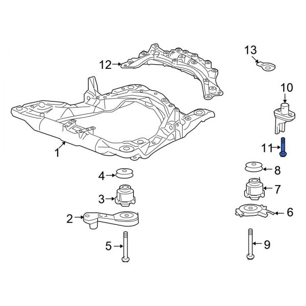 Engine Cradle Bolt