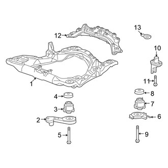 Honda OE - Front Suspension - Suspension Mounting (Coupe 2.4L / 3.5L)