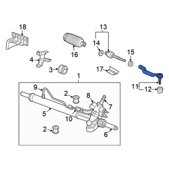 Honda OE - Right Outer Steering Tie Rod End