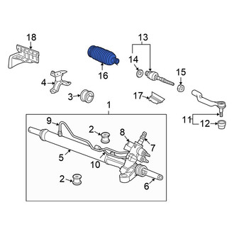 Honda OE - Rack and Pinion Bellows