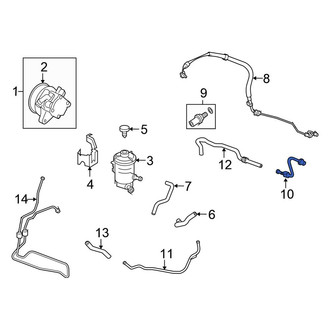 Honda OE - Power Steering Return Hose