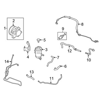 Honda OE - Steering Gear & Linkage - Pump & Hoses (Coupe)