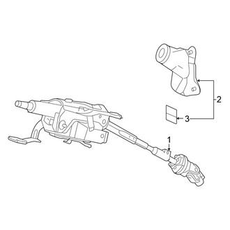 Honda OE - Steering Column Assembly (Coupe)