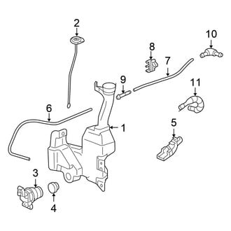 Honda OE - Windshield - Wiper & Washer Components (Washer Components), (Coupe)