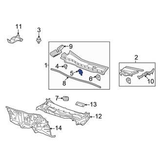 Honda OE - Right Cowl Cover Clip