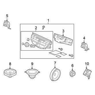 Honda OE - Instrument Panel - Sound System (W/O Navigation)