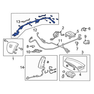 Honda OE - Left Curtain Air Bag