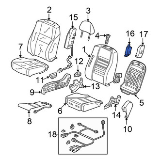 Honda OE - Right Air Bag Seat Sensor Mat
