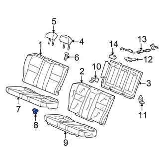 Honda OE - Rear Seat Cushion Pad Clip