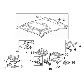 Honda OE - Left Sun Visor Light