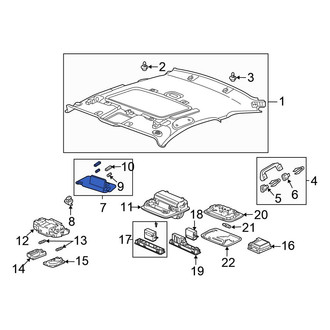 Honda OE - Left Sun Visor