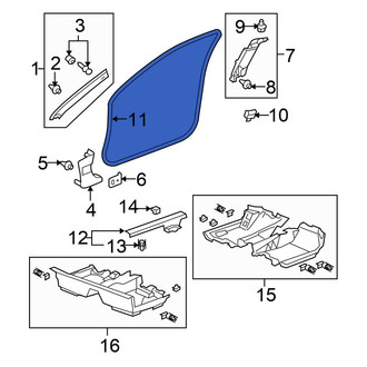 Honda OE - Right Door Seal