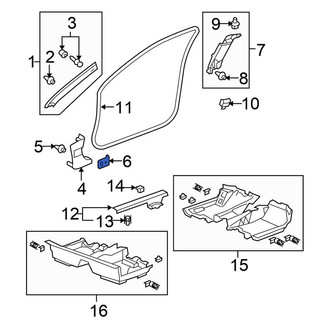 Honda OE - Upper Fuse Box Cover