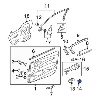 Honda OE - Front Door Mirror Switch