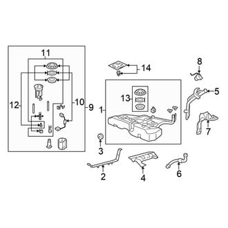 Honda OE - Fuel System Components (Us Parts Federal), (Coupe)
