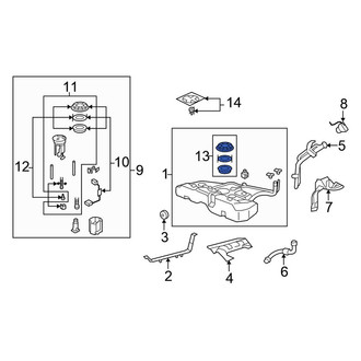 Honda OE - Fuel Tank Lock Ring