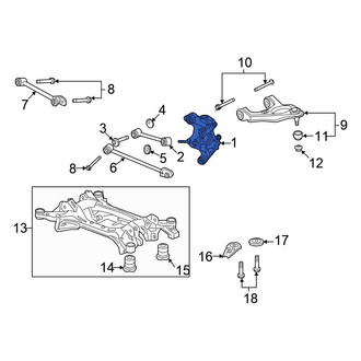 Honda OE - Rear Right Suspension Knuckle