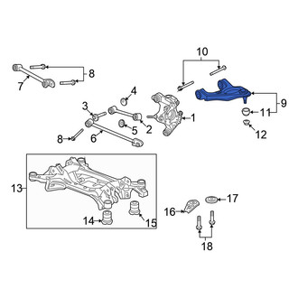 Honda OE - Front Right Lower Suspension Control Arm