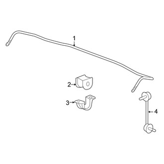 Honda OE - Rear Suspension - Stabilizer Bar & Components (Coupe)