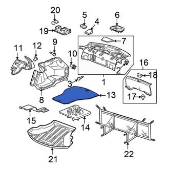 Honda OE - Rear Spare Tire Cover