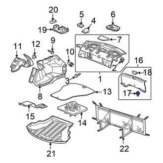 Honda OE - Liftgate Trim Panel Clip